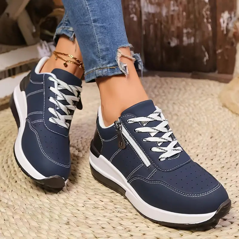 Sepatu Sneakers Wanita dengan  - Oxford Lace Up Women ulasan dan harga