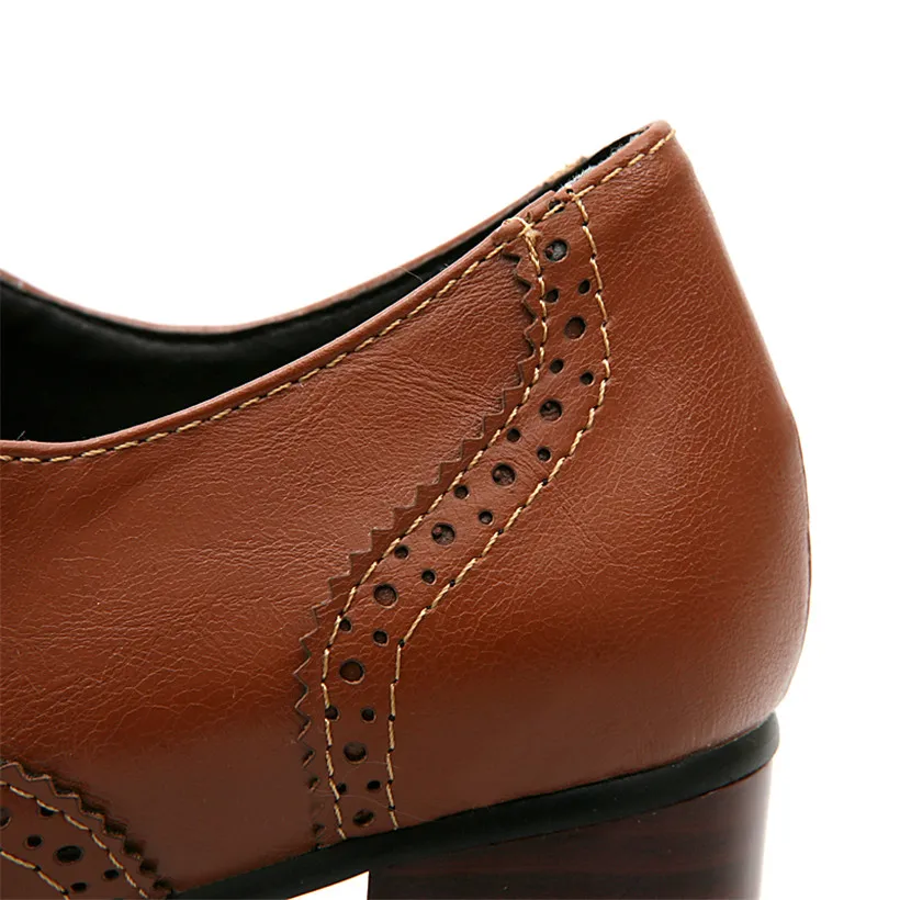 British Women Oxfords sepatu h - Oxford Lace Up Women ulasan dan harga
