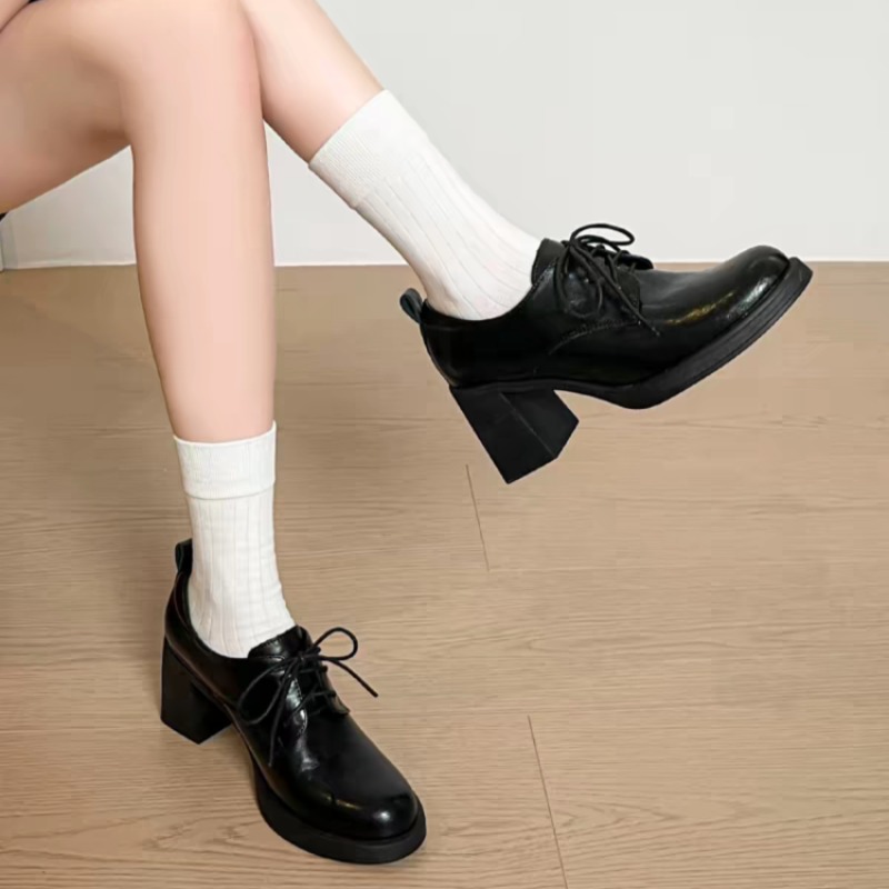 Sepatu Oxford dengan Ujung Kot - Oxford Lace Up Women ulasan dan harga