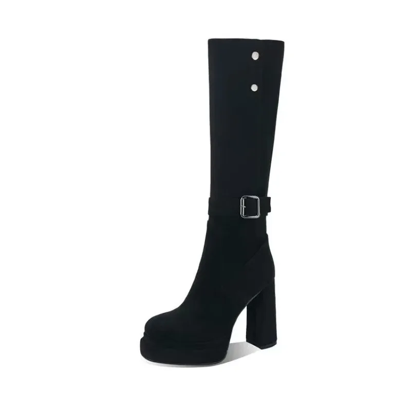 Sepatu Boots Wanita Platform H - Knee High Boots Women ulasan dan harga