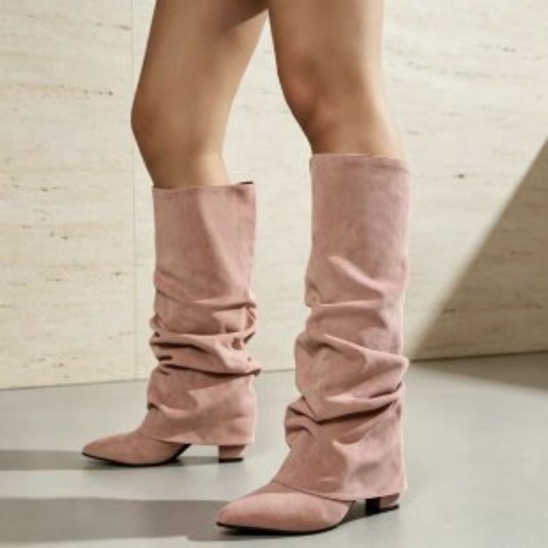 Sepatu bot wanita model retro  - Knee High Boots Women ulasan dan harga