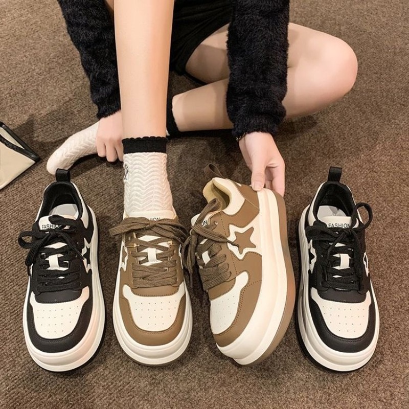 Y2K sepatu Platform sol tebal  - Women Shoes Tennis ulasan dan harga