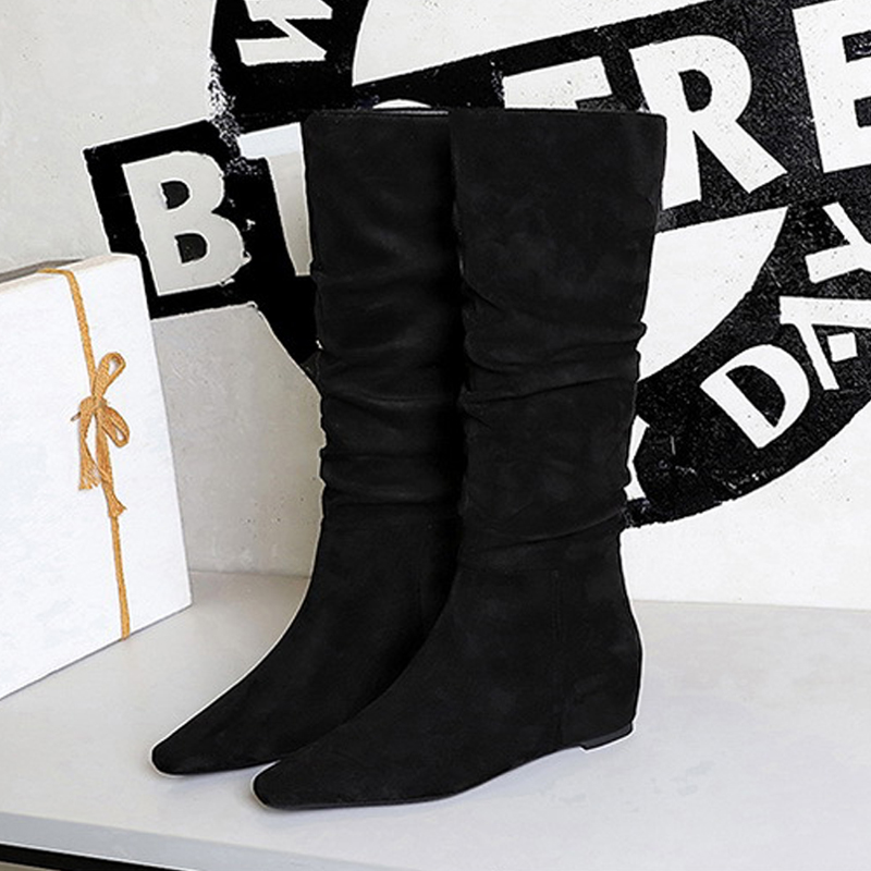 Sepatu Boots Wanita BIGTREE De - Knee High Boots Women ulasan dan harga