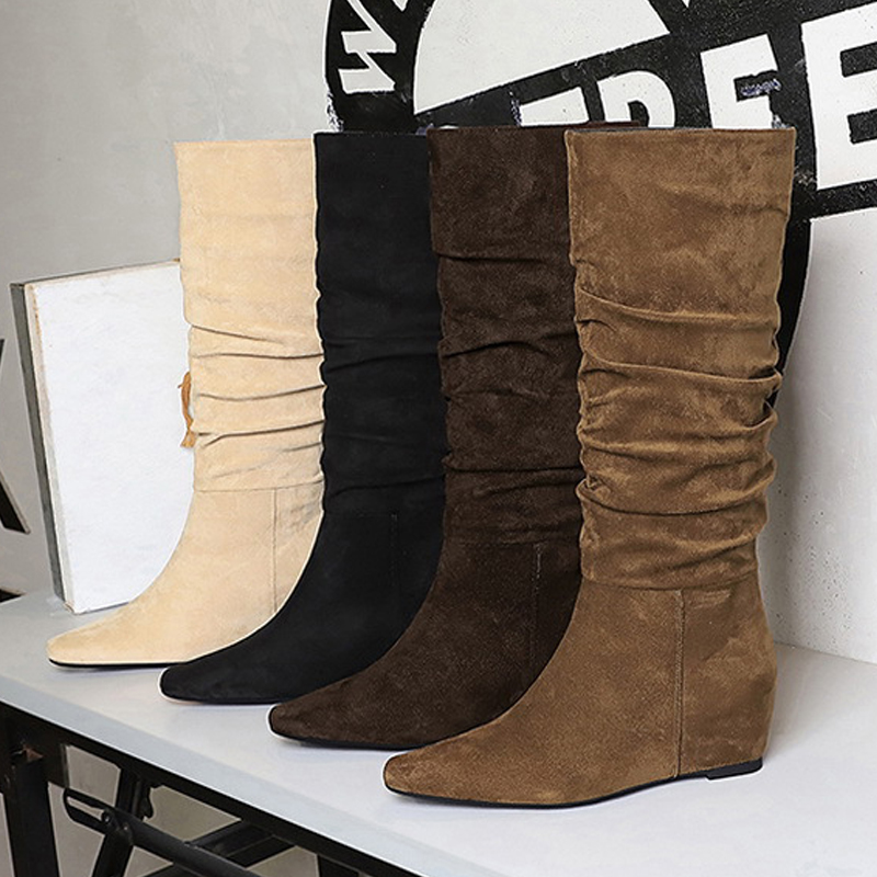 Sepatu Boots Wanita BIGTREE De - Knee High Boots Women ulasan dan harga