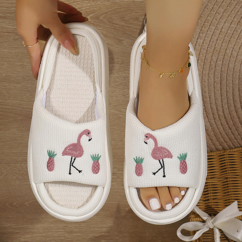 Sandal Wanita Flamingo Platfor - Mule Slip On ulasan dan harga